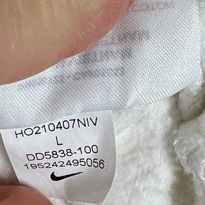 Nike | Tops | Nike Hoodie Sweatshirt White Large | Poshmark